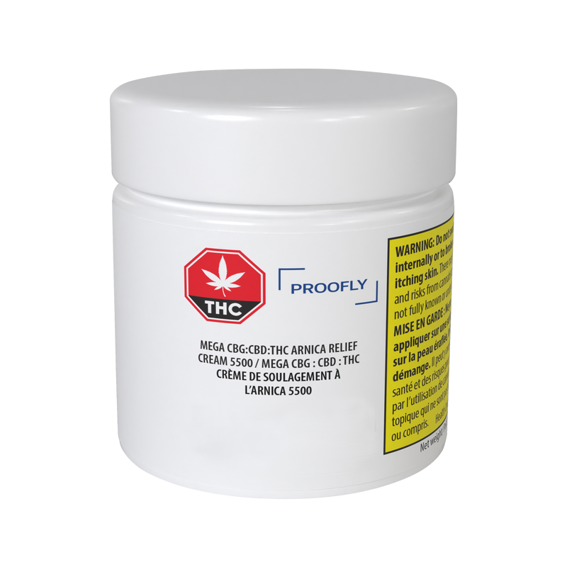 Mega CBG:CBD:THC Arnica Relief Cream 5500